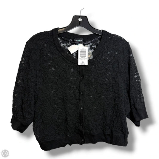 Cardigan By Torrid In Black, Size: 2x