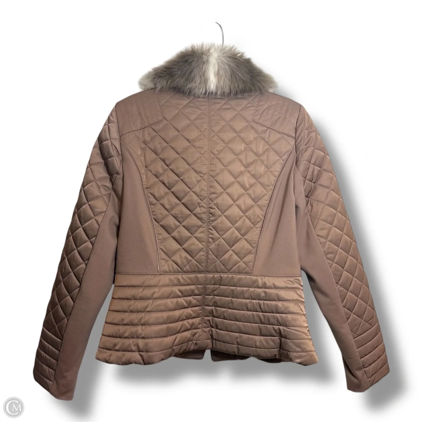 Jacket Puffer & Quilted By White House Black Market In Taupe, Size: M