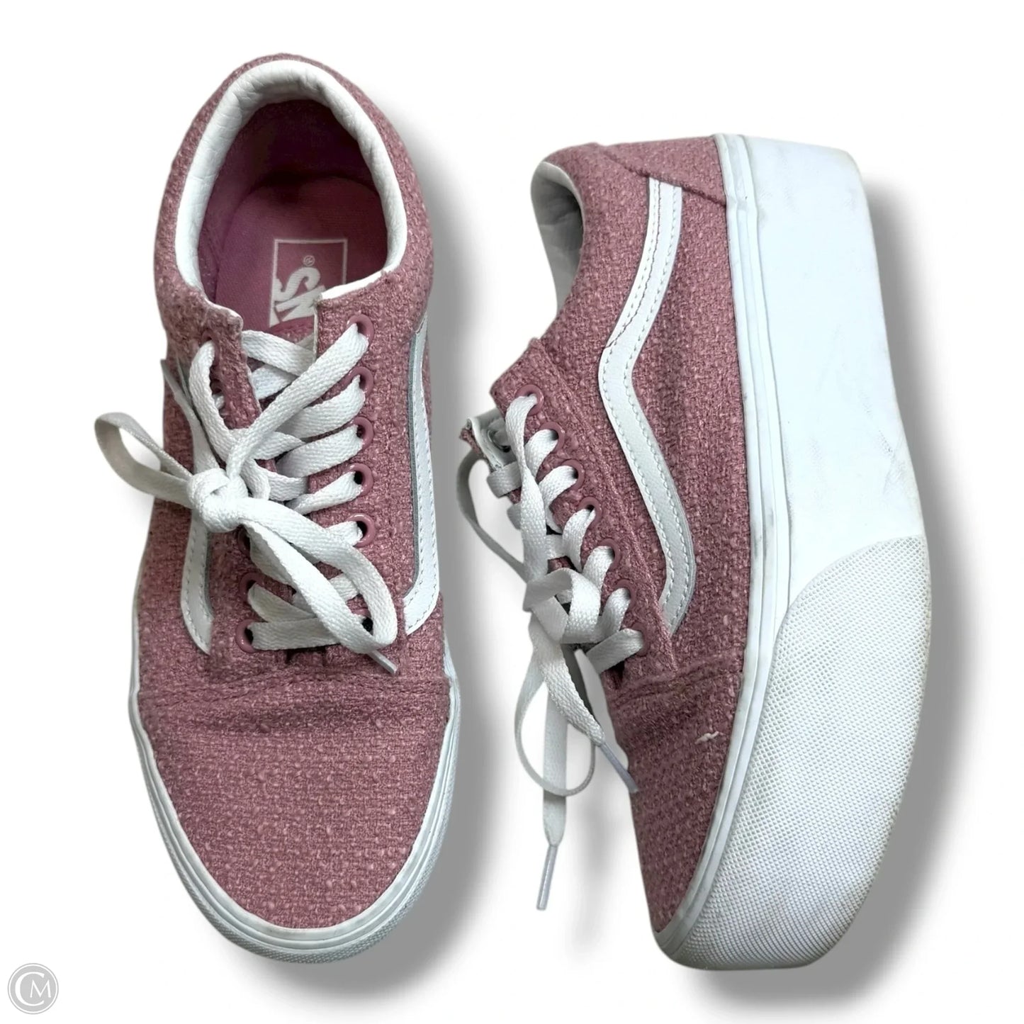 Shoes Sneakers By Vans In Pink, Size: 7.5