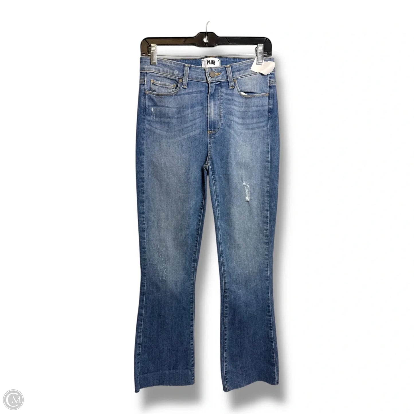 Jeans Boot Cut By Paige In Blue Denim, Size: 6