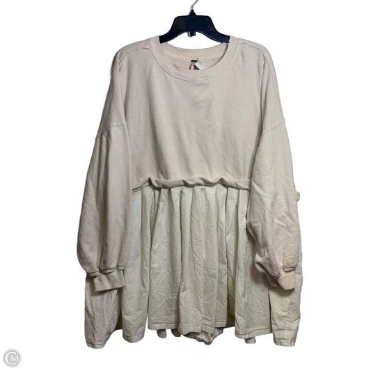 Top Long Sleeve By Free People In Cream, Size: L
