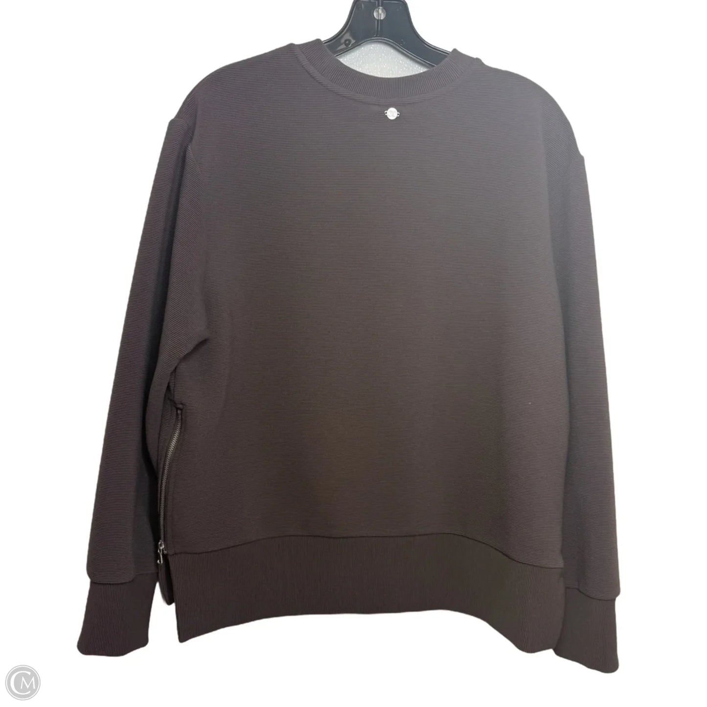 Top Long Sleeve Basic By Calia In Brown, Size: M