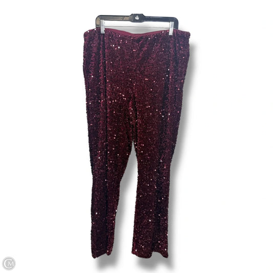 Pants Other By Clothes Mentor In Maroon, Size: L