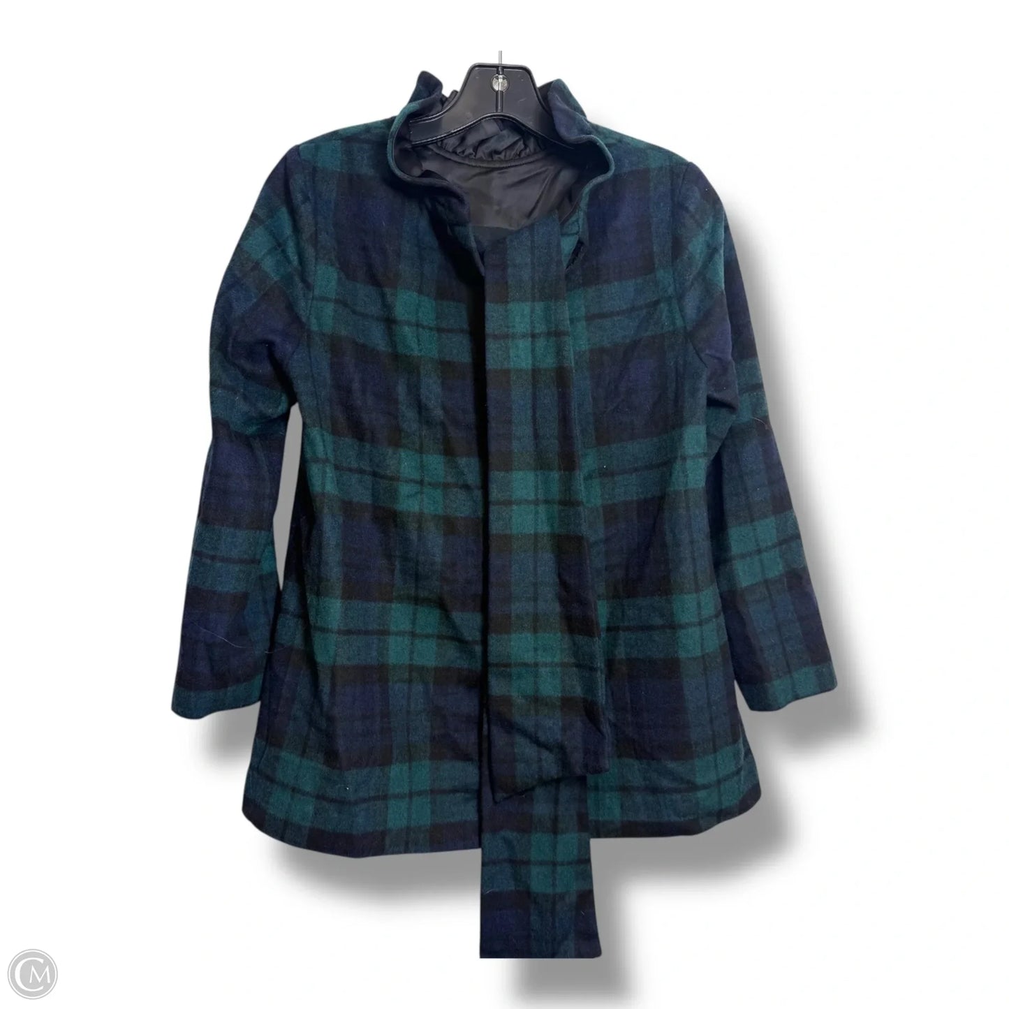 Blackwatch Plaid Faye Blouse Top Long Sleeve By Tuckernuck In Plaid Pattern, Size: S