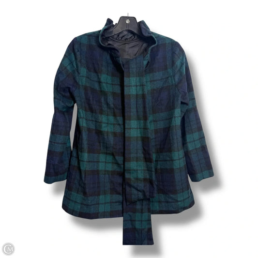 Blackwatch Plaid Faye Blouse Top Long Sleeve By Tuckernuck In Plaid Pattern, Size: S