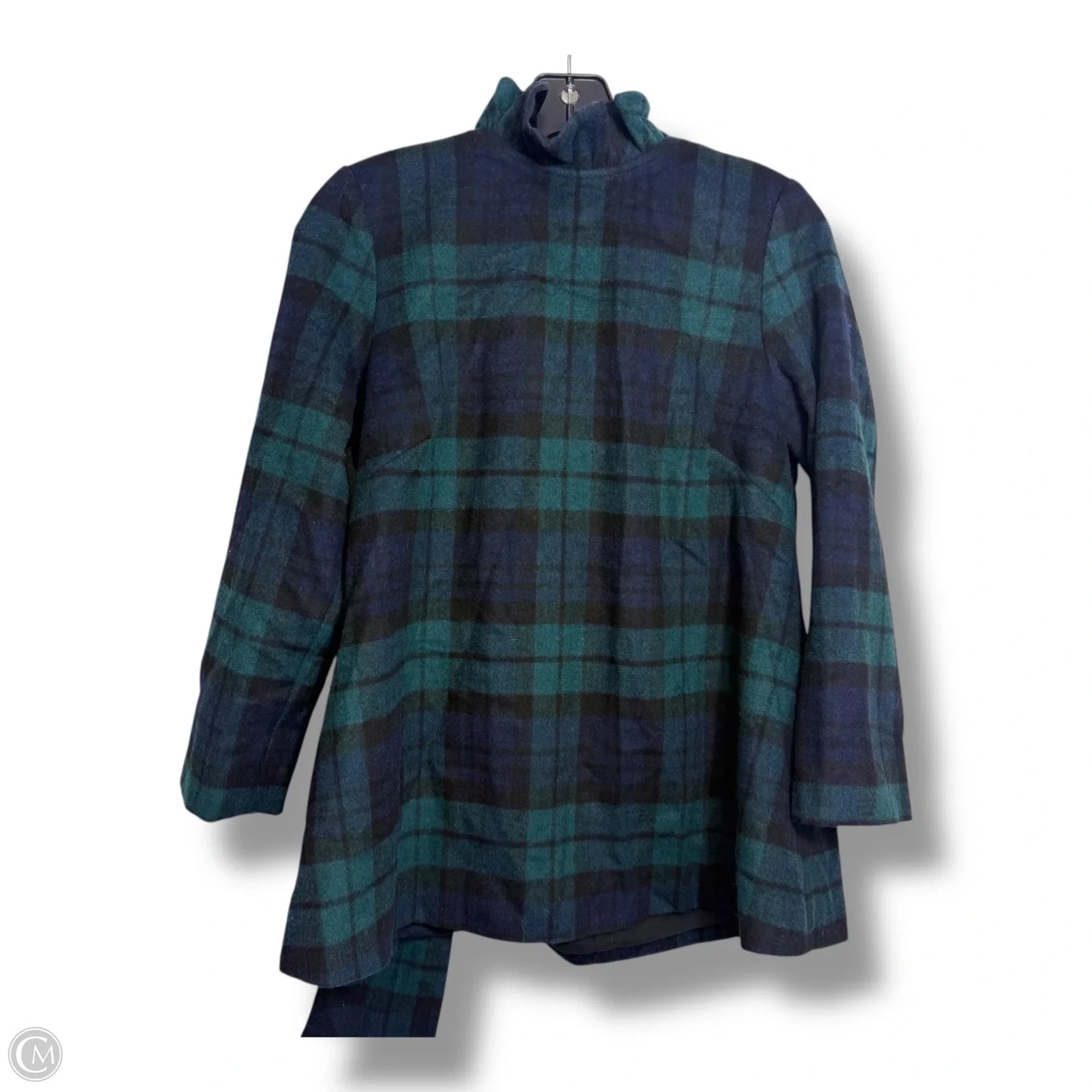 Blackwatch Plaid Faye Blouse Top Long Sleeve By Tuckernuck In Plaid Pattern, Size: S
