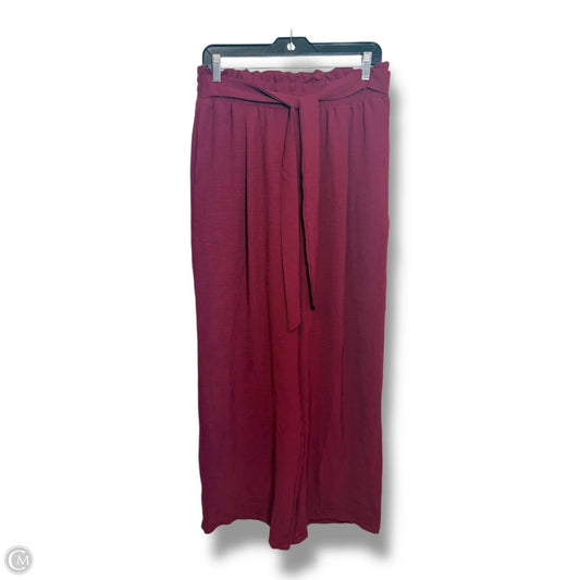 Pants Joggers By Clothes Mentor In Maroon, Size: L