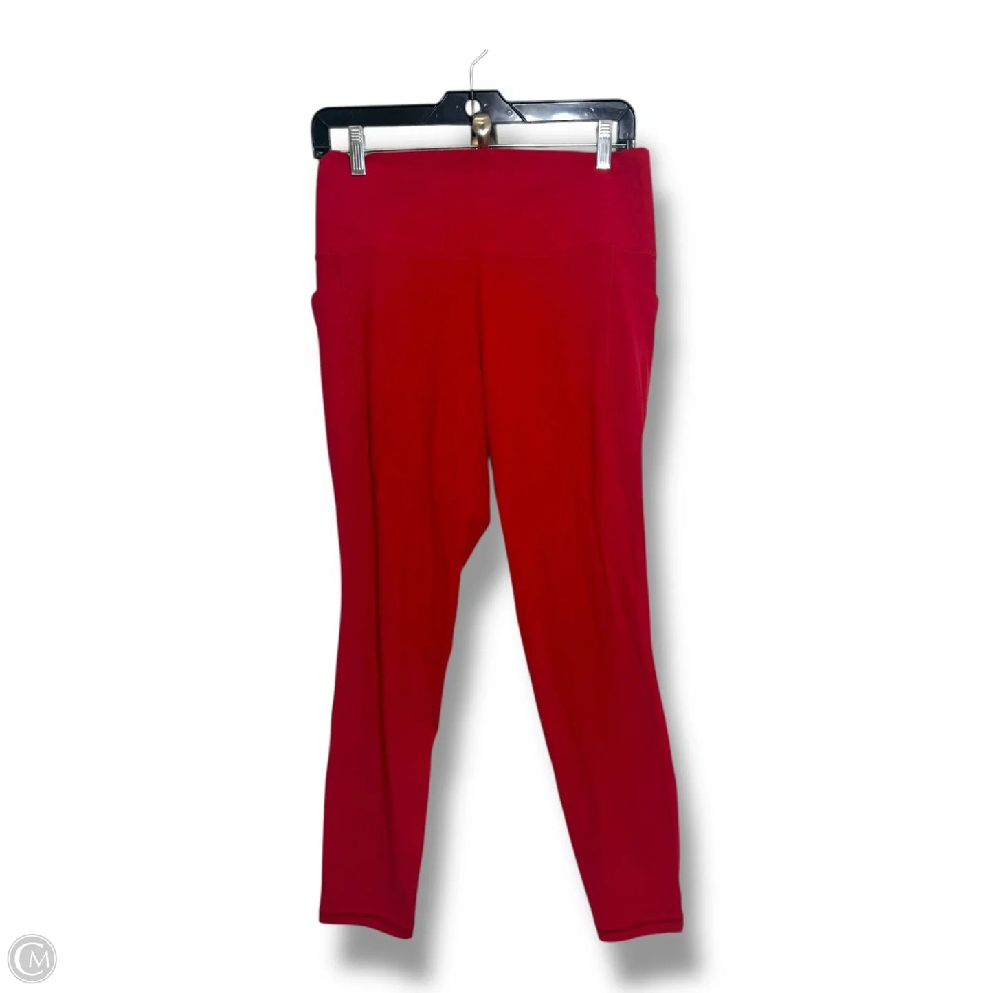 Athletic Leggings By Athleta In Red, Size: L