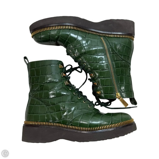 Boots Designer By Michael Kors In Green, Size: 8