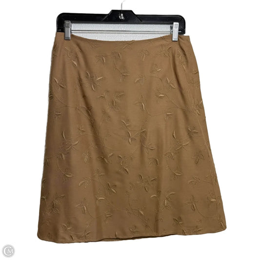 Skirt Mini & Short By Ann Taylor In Tan, Size: 6