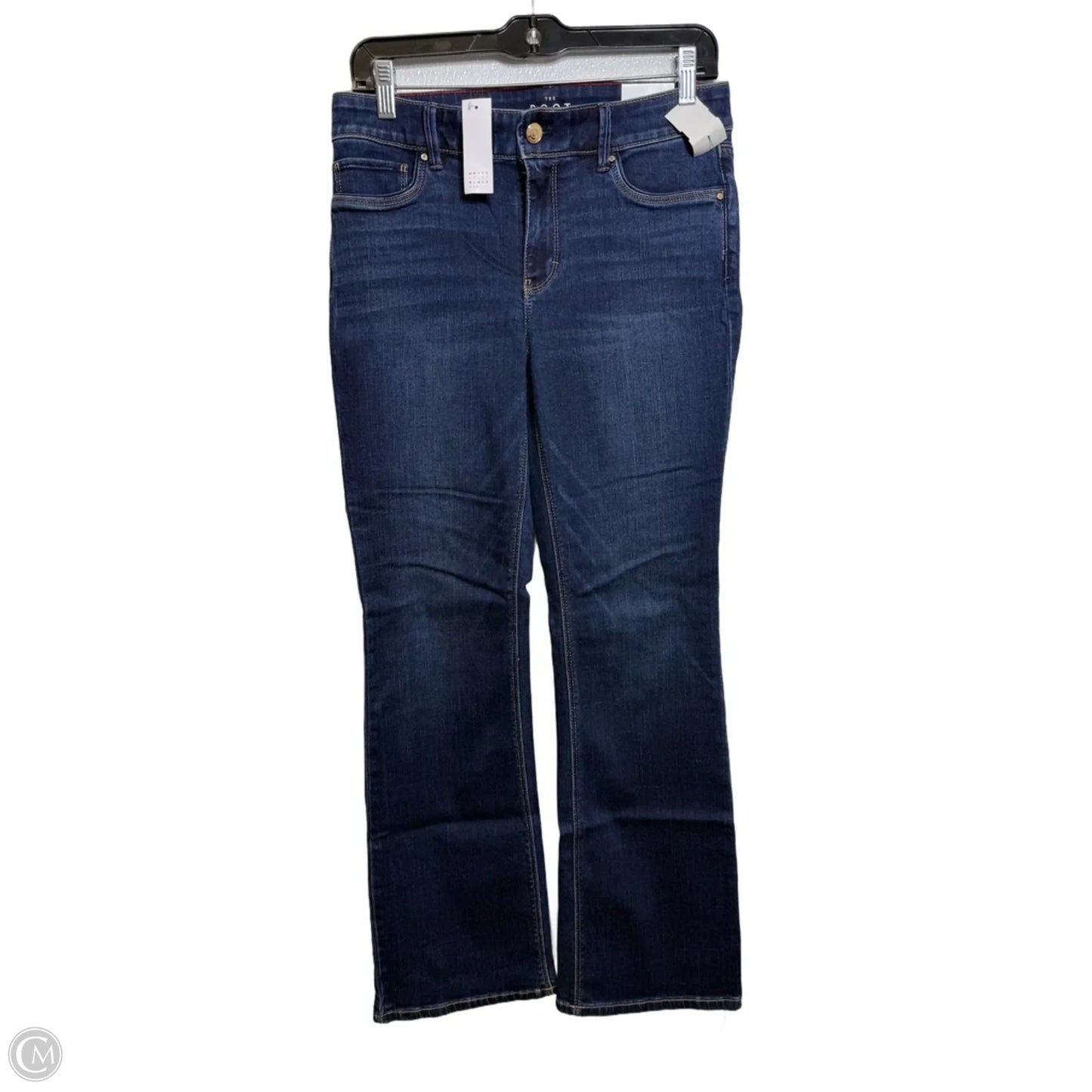 Jeans Straight By White House Black Market In Blue Denim, Size: 6S