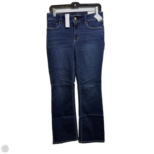 Jeans Straight By White House Black Market In Blue Denim, Size: 6S