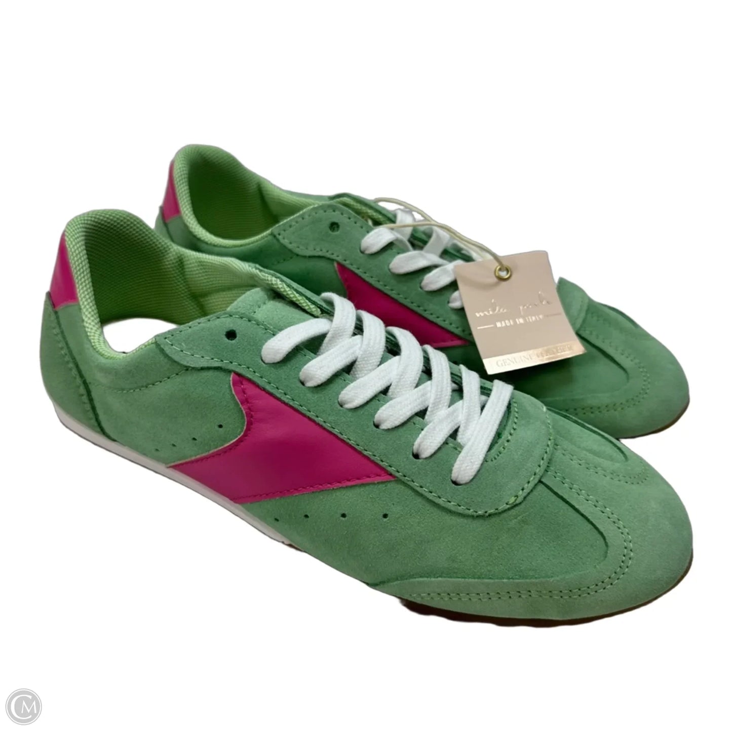 Shoes Athletic By Clothes Mentor In Green, Size: 7.5/38
