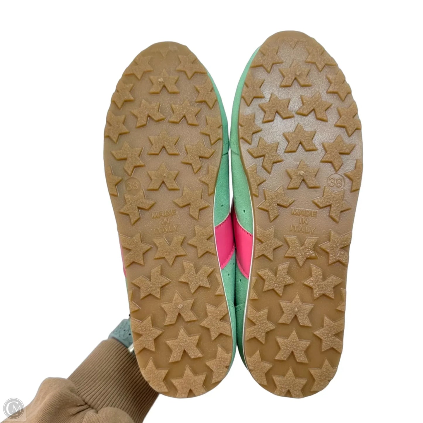 Shoes Athletic By Clothes Mentor In Green, Size: 7.5/38