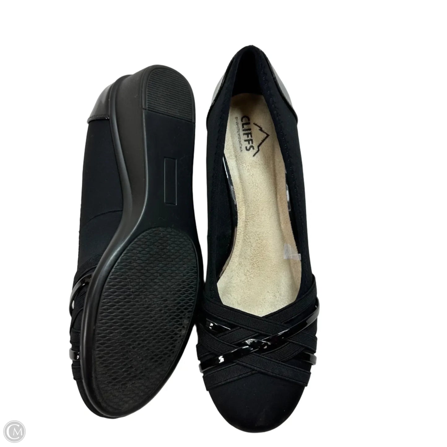 Shoes Flats By Cliffs In Black, Size: 9