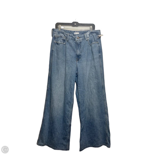 Jeans Straight By Good American In Blue Denim, Size: 16