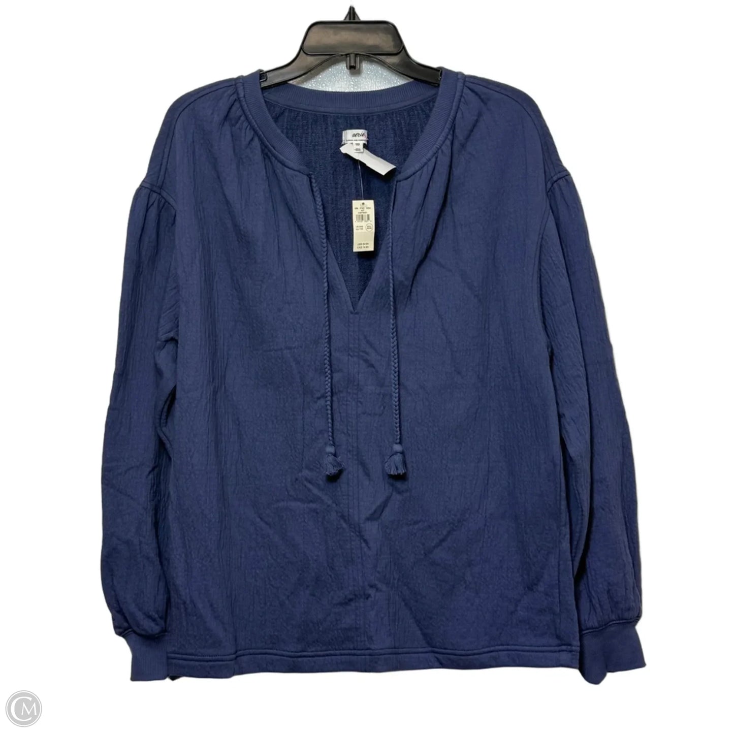 Top Long Sleeve By Aerie In Navy, Size: Xs