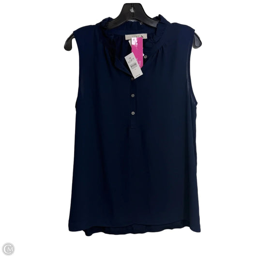 Top Sleeveless Basic By Loft In Navy, Size: M
