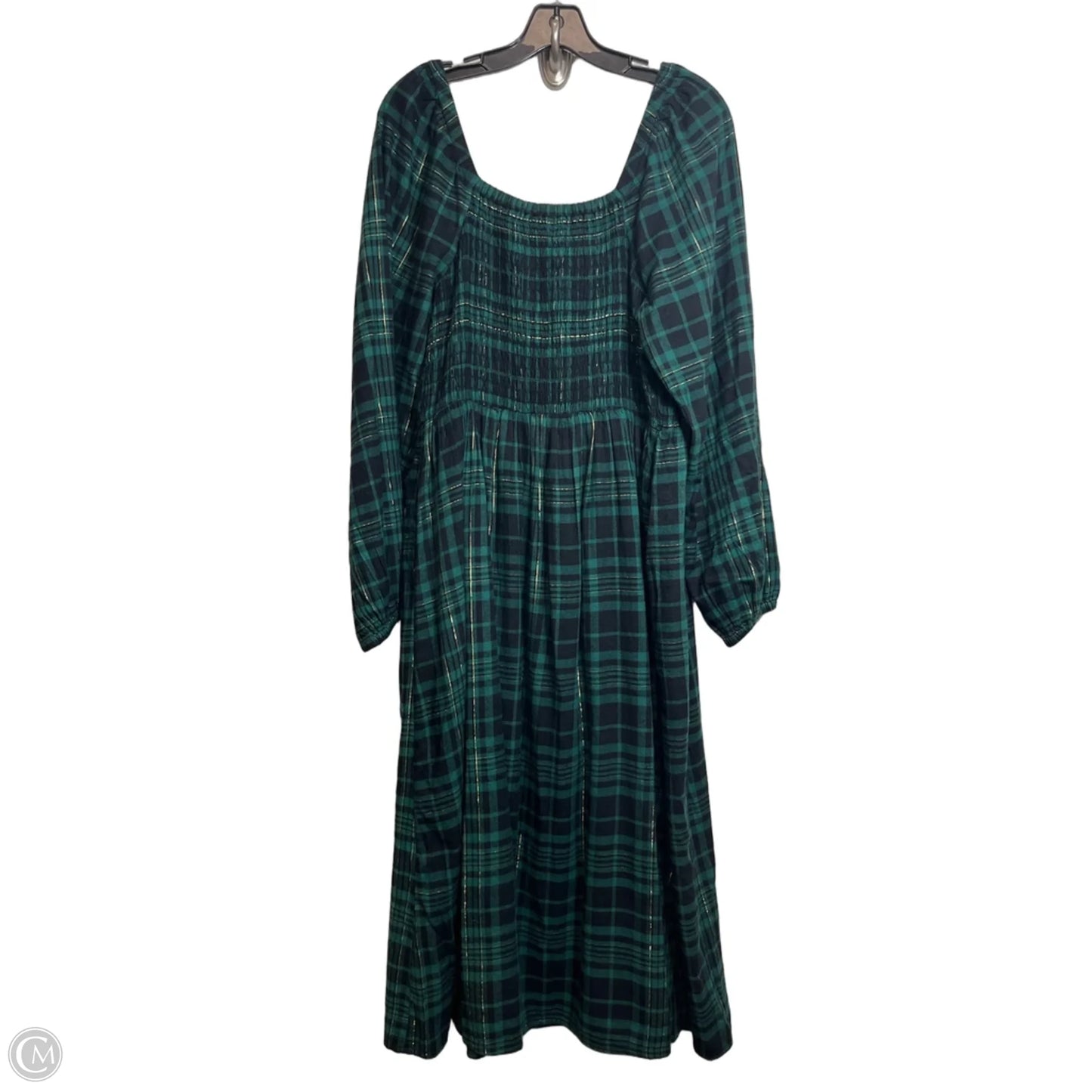 Dress Casual Maxi By Lane Bryant In Plaid Pattern, Size: 14