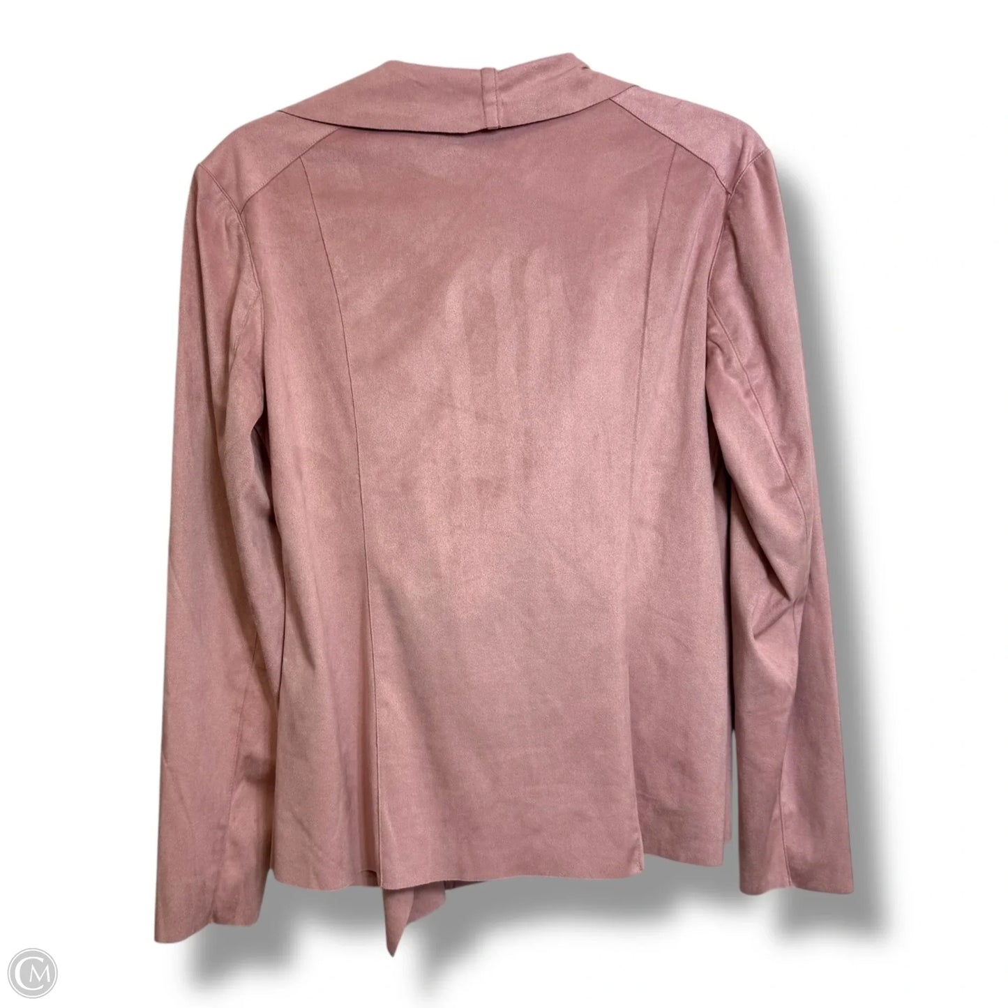 Blazer By Clothes Mentor In Pink, Size: L