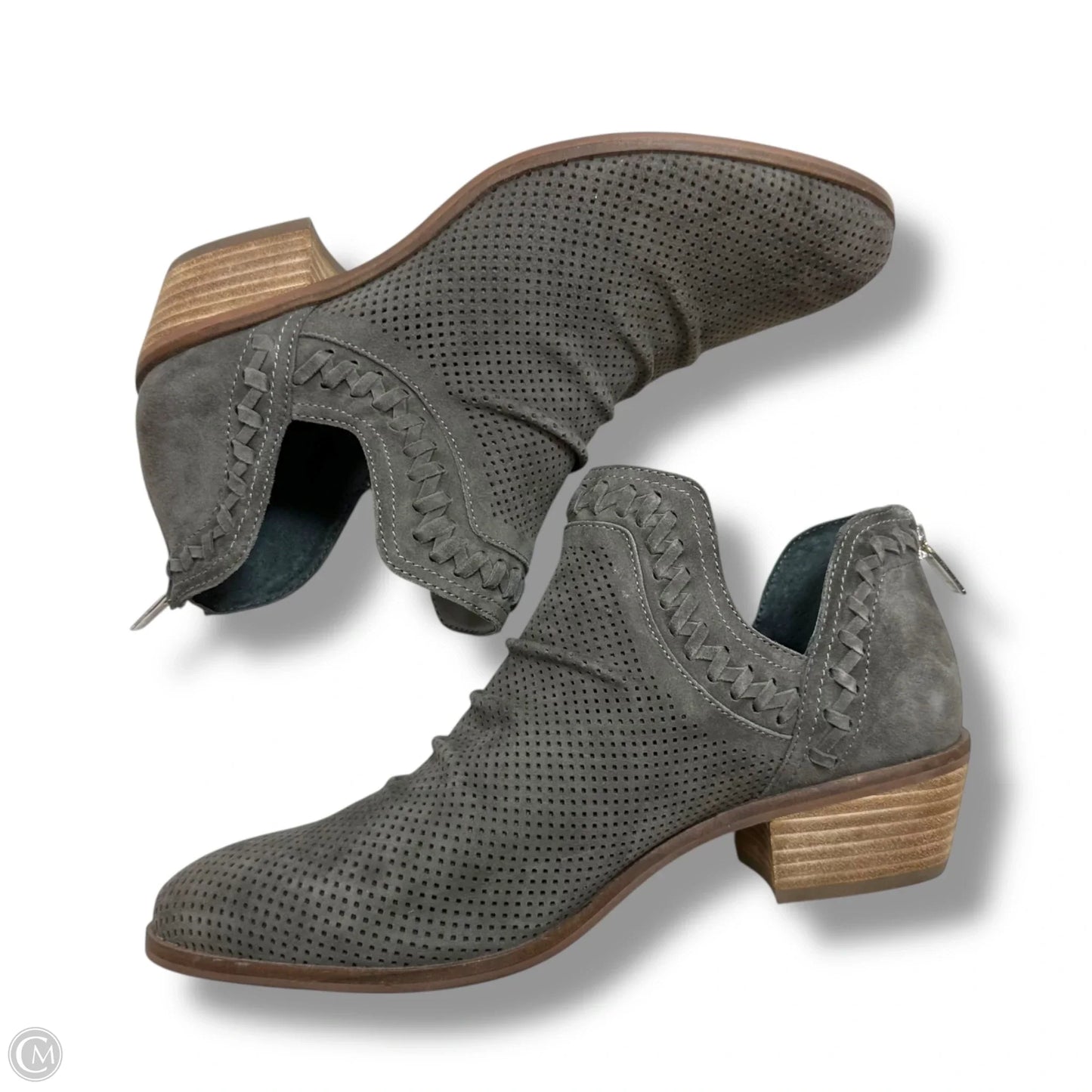 Boots Ankle Flats By Vince Camuto In Grey, Size: 8.5