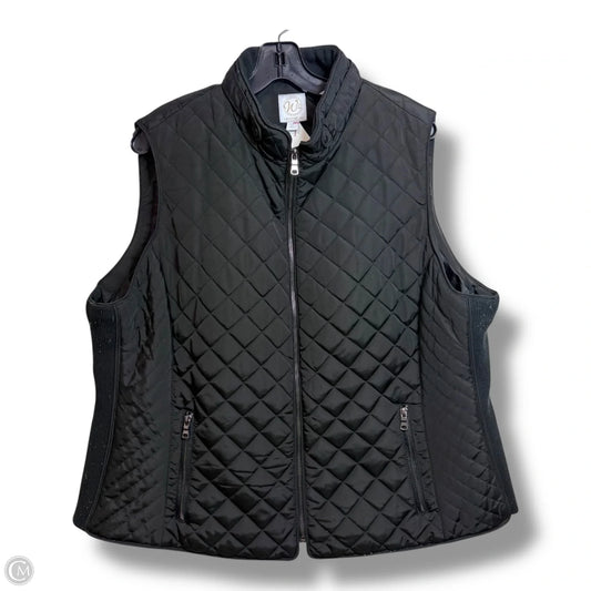 Vest Other By Westport In Black, Size: 2x