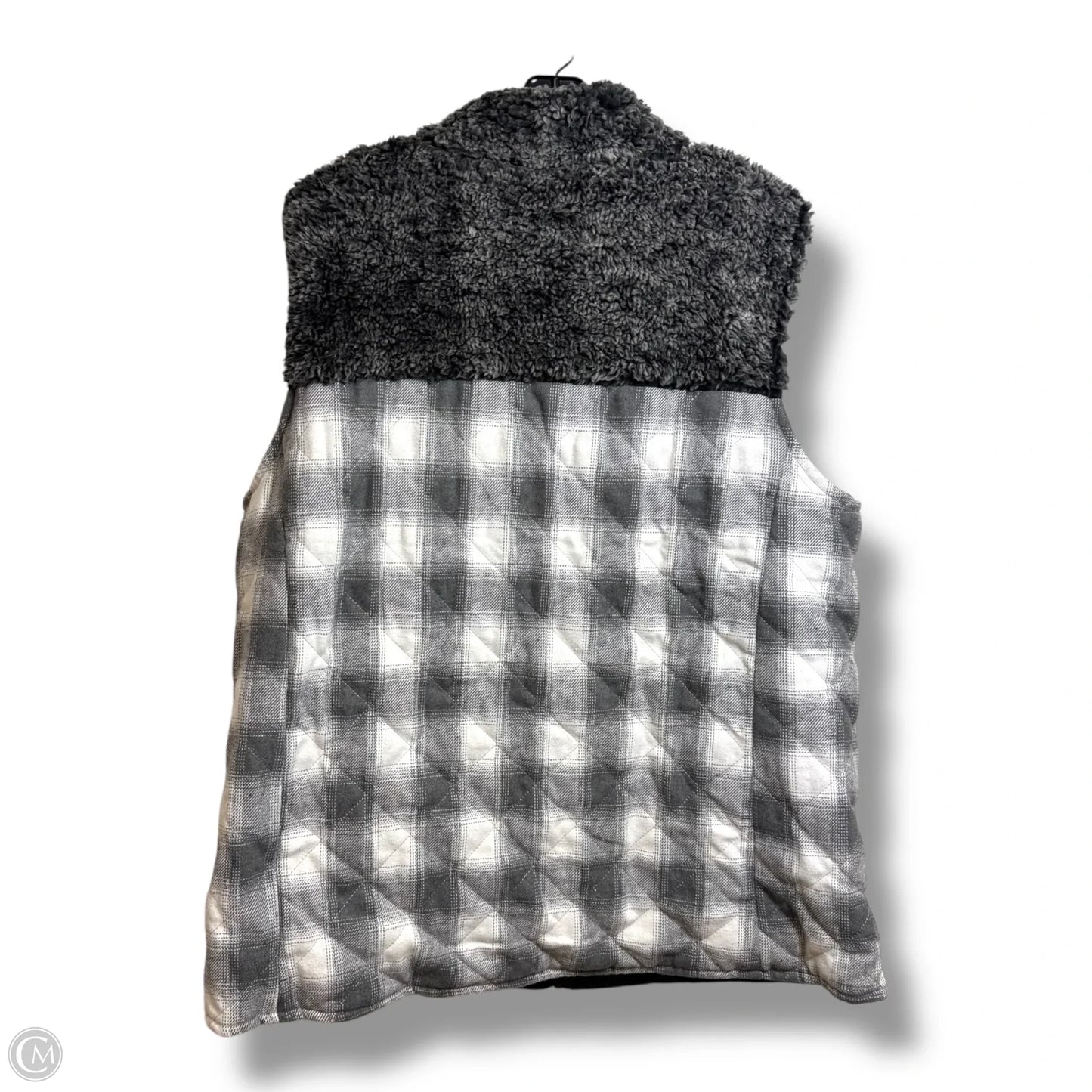 Vest Fleece By Simply Southern In Grey, Size: Xxl