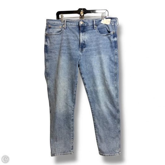 Jeans high rise vintage slim Straight By Gap In Blue Denim, Size: 18