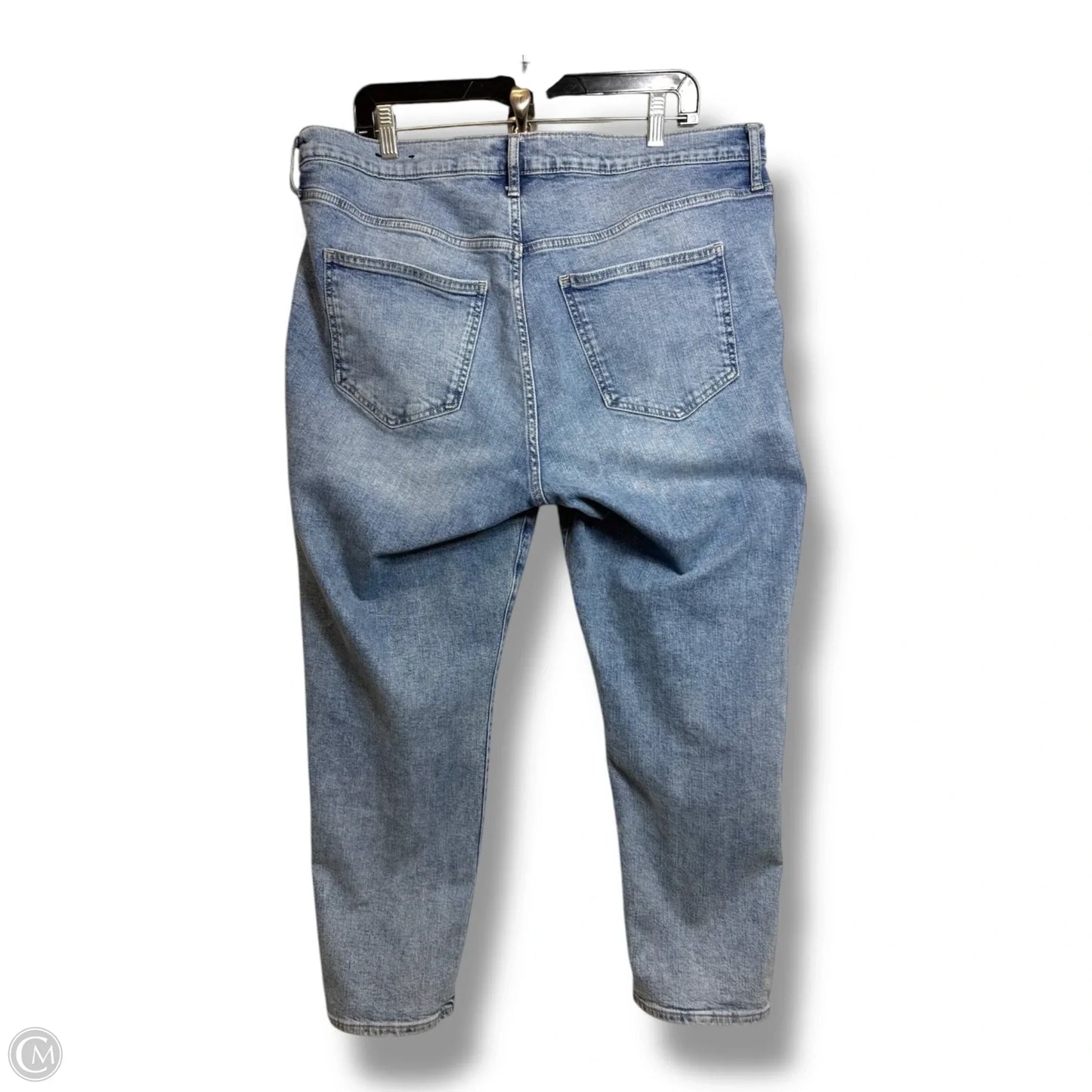 Jeans high rise vintage slim Straight By Gap In Blue Denim, Size: 18