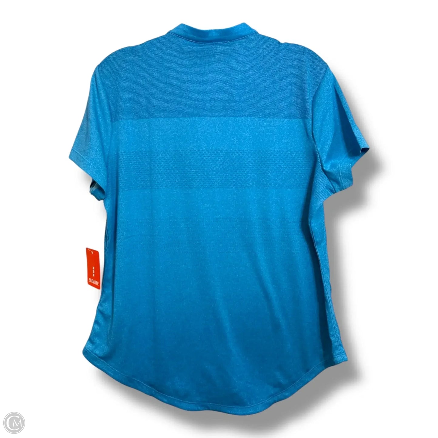 Athletic Top Short Sleeve By Clothes Mentor In Blue, Size: L