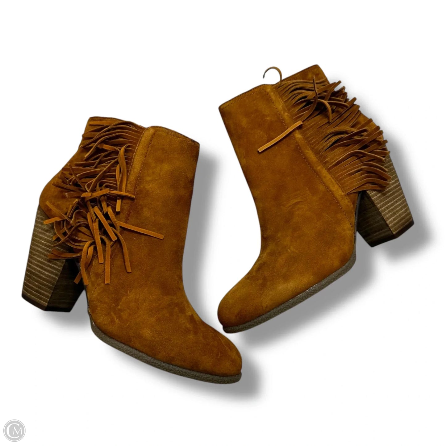 Boots Ankle Heels By Vince Camuto In Brown, Size: 10
