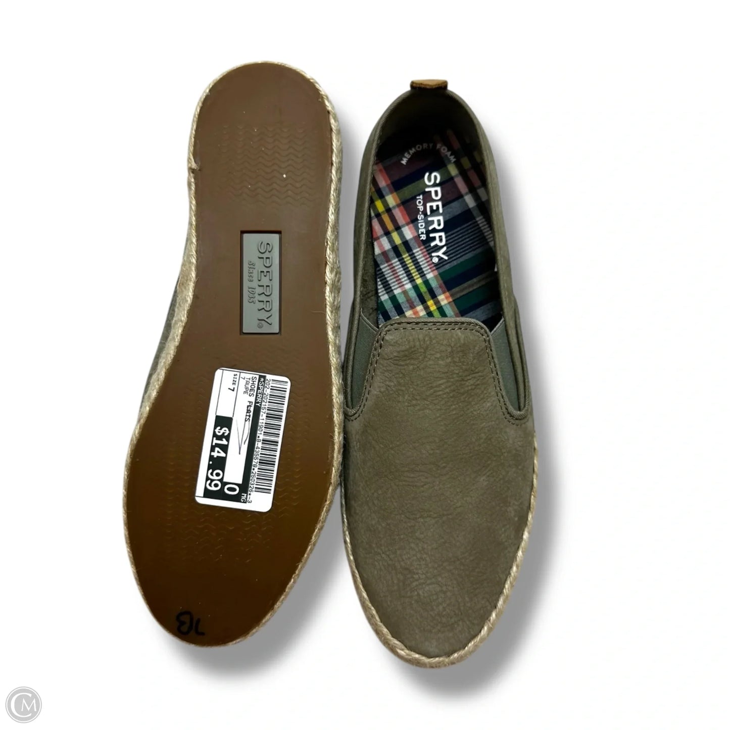 Shoes Flats By Sperry In Taupe, Size: 7