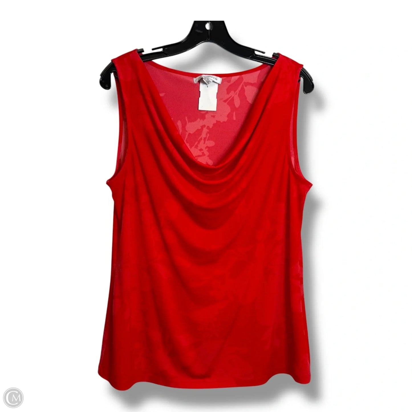 Top Sleeveless By Liz And Co In Red, Size: L