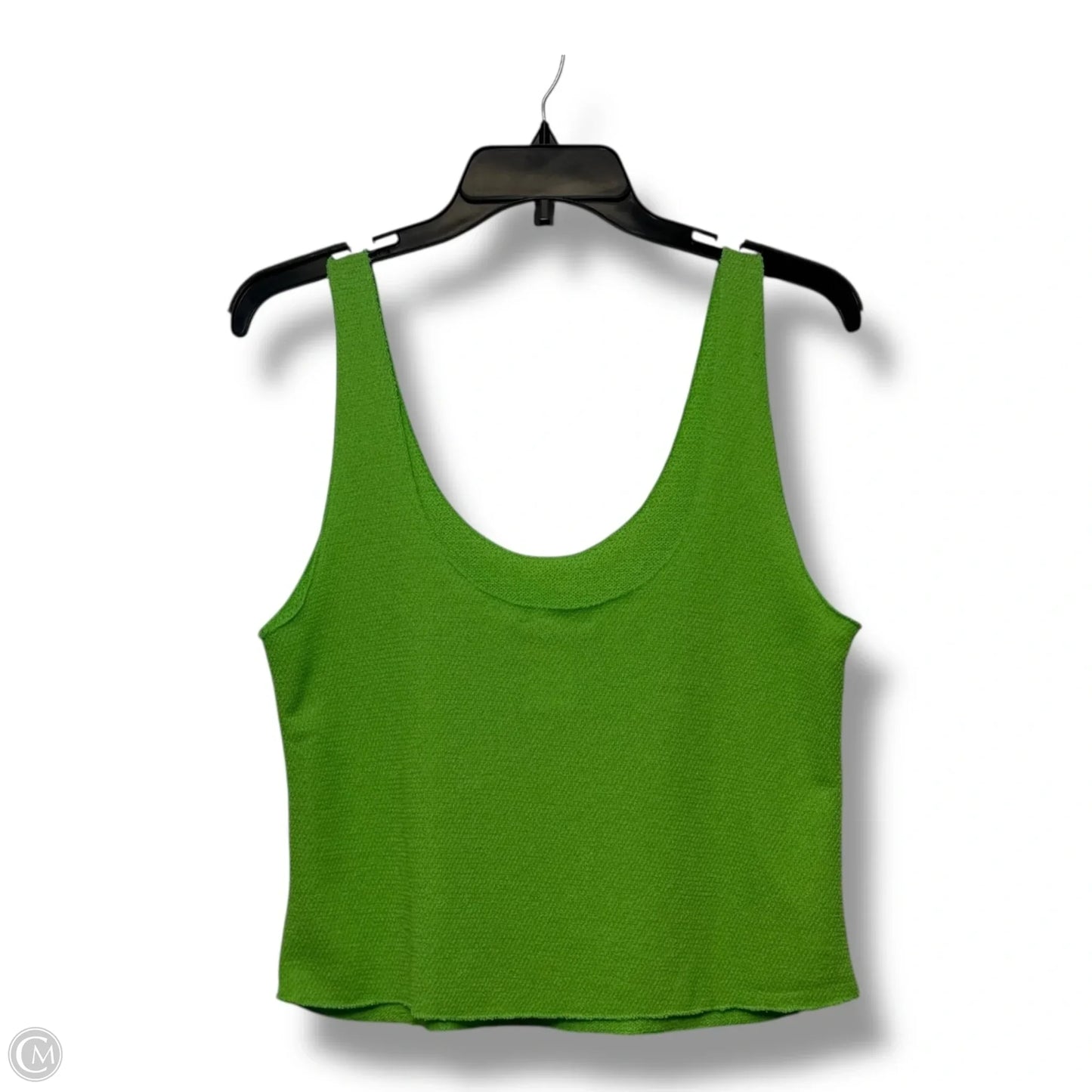 Top Sleeveless By Zara In Green, Size: M