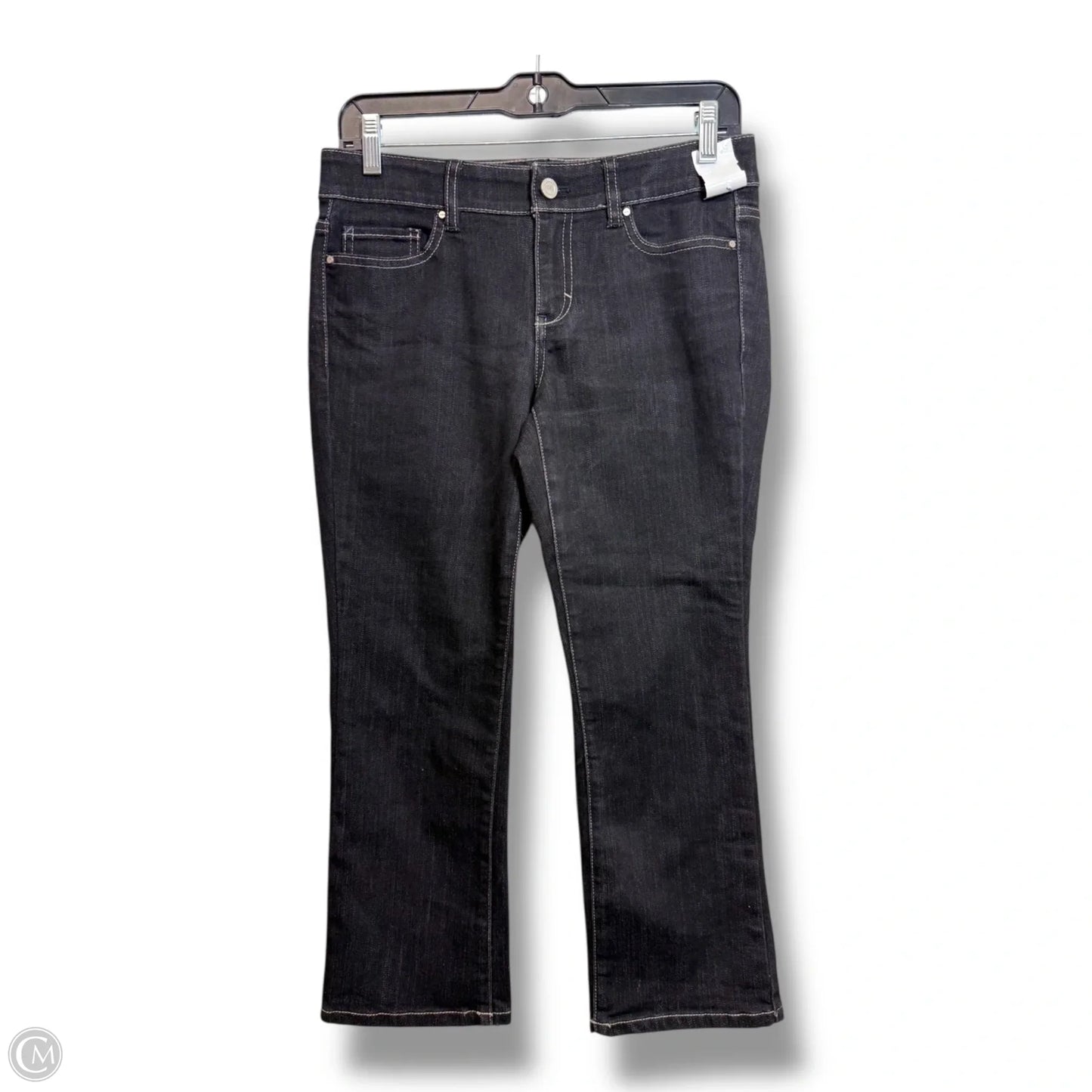 Jeans Cropped By White House Black Market In Black, Size: 2