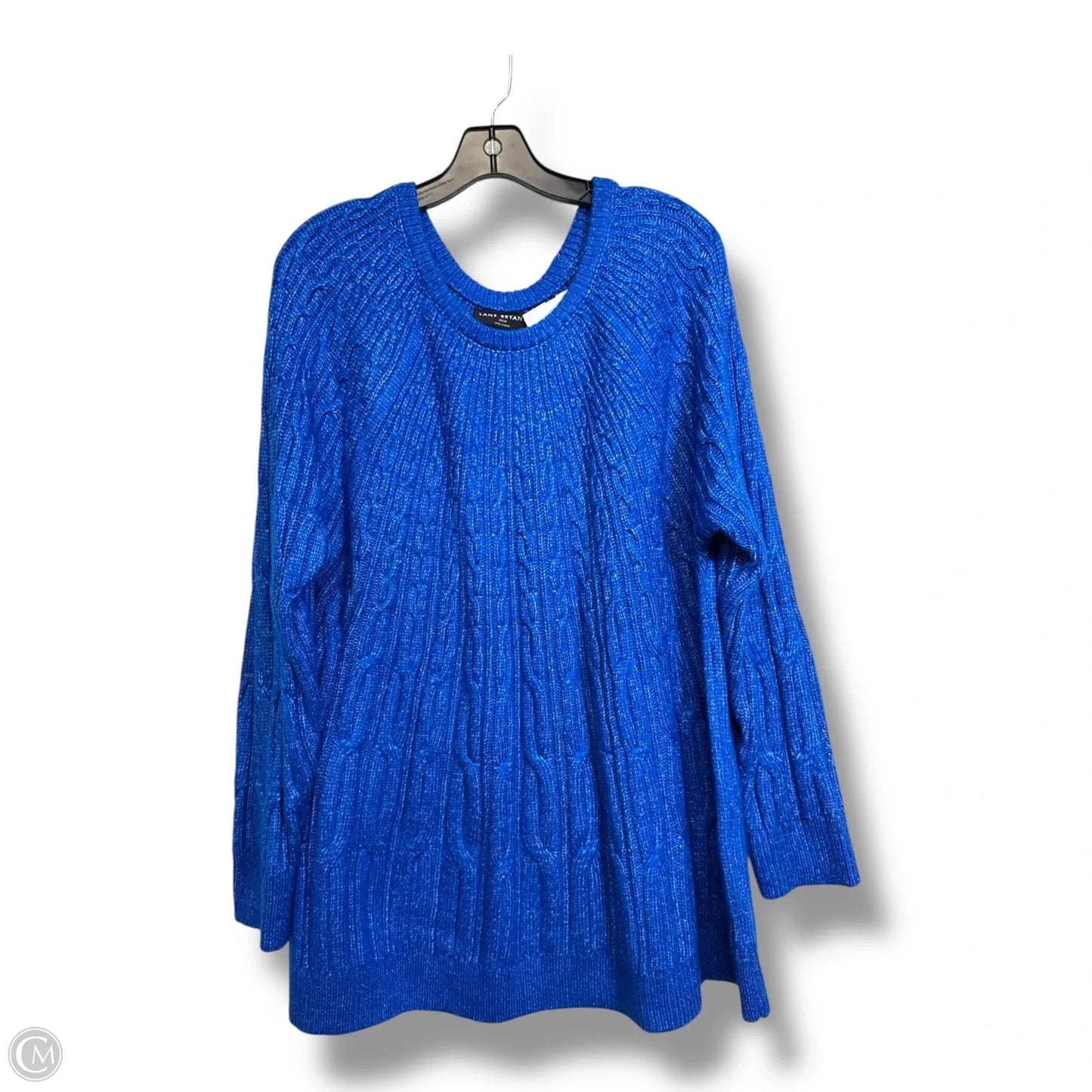 Sweater By Lane Bryant In Blue, Size: 3x