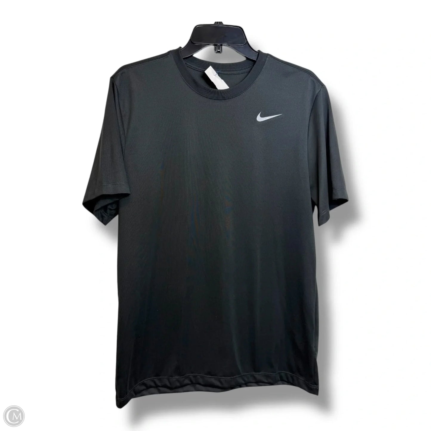 Athletic Top Short Sleeve By Nike Apparel In Grey, Size: M