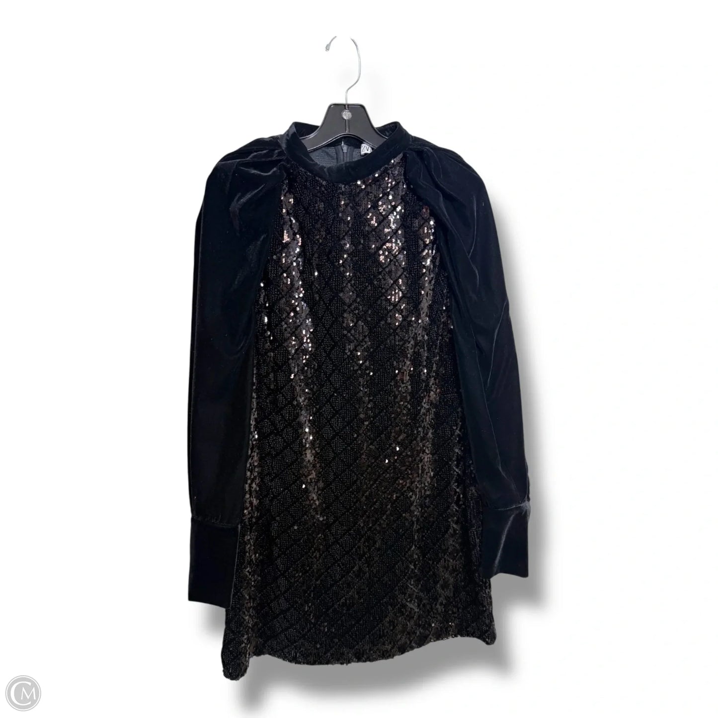 Dress Casual Short By Zara In Black, Size: Xl