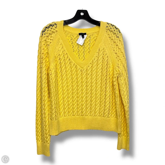 Sweater By Talbots In Yellow, Size: M
