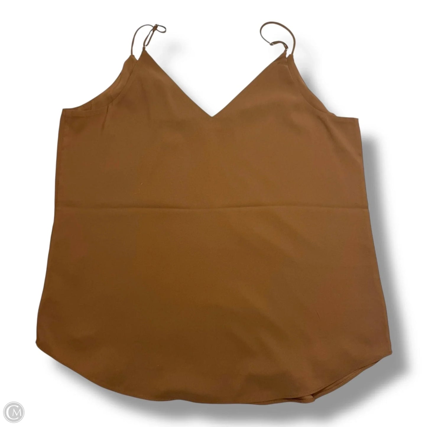 Top Sleeveless By Express In Brown, Size: M