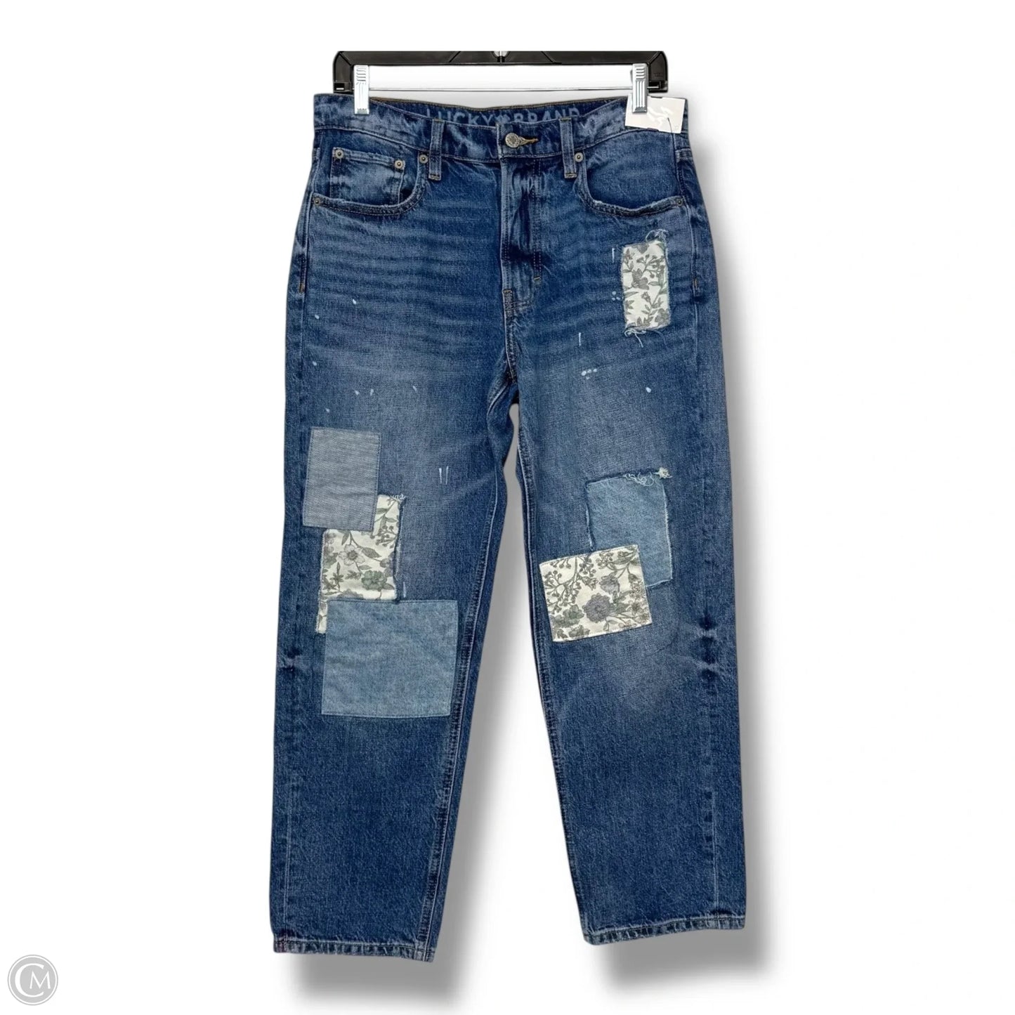 Jeans Boyfriend By Lucky Brand In Blue Denim, Size: 6