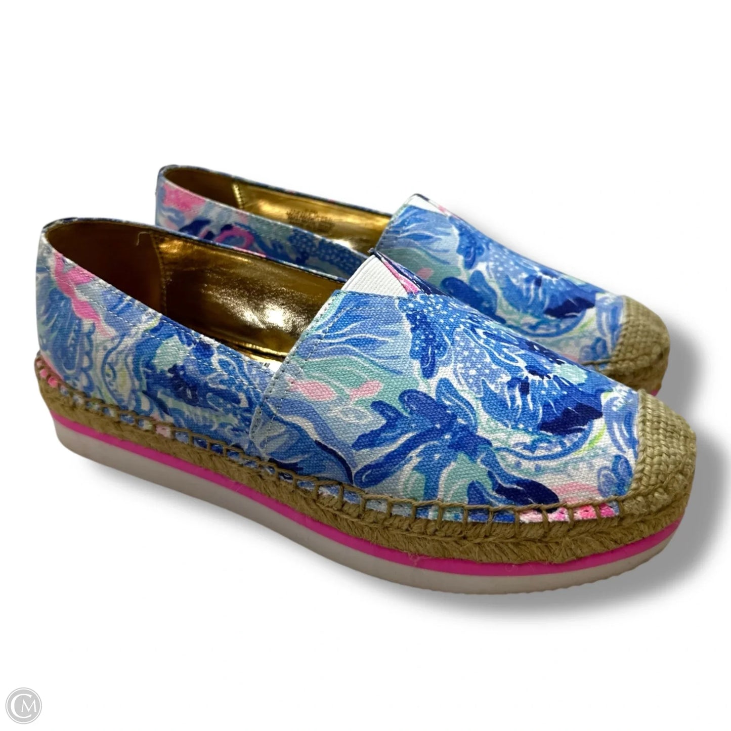 Shoes Designer By Lilly Pulitzer In Blue, Size: 6.5