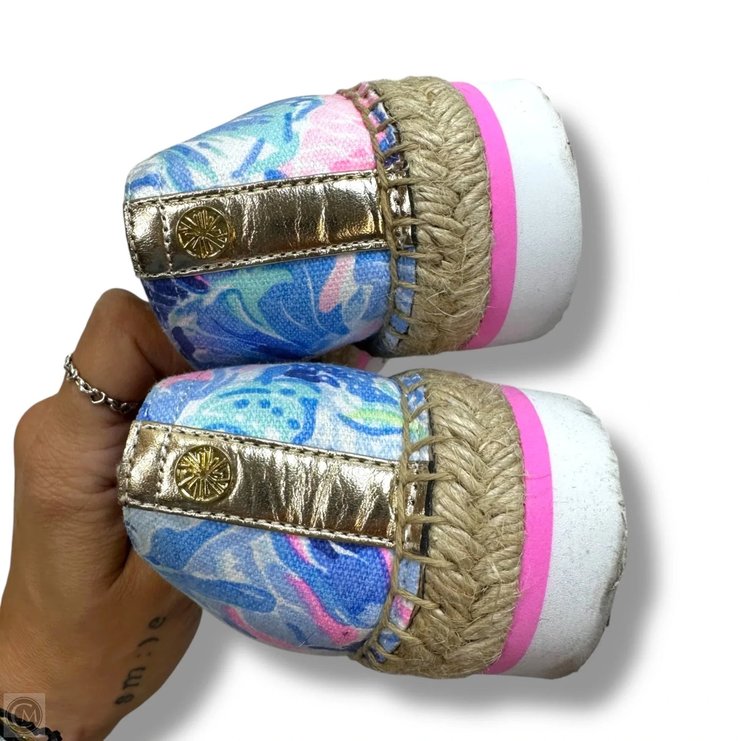 Shoes Designer By Lilly Pulitzer In Blue, Size: 6.5