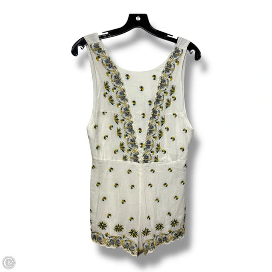 Romper By Free People In White, Size: Xs