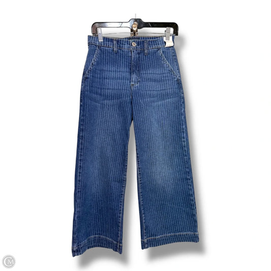 Jeans Wide Leg By Curve Appeal In Blue Denim, Size: 2