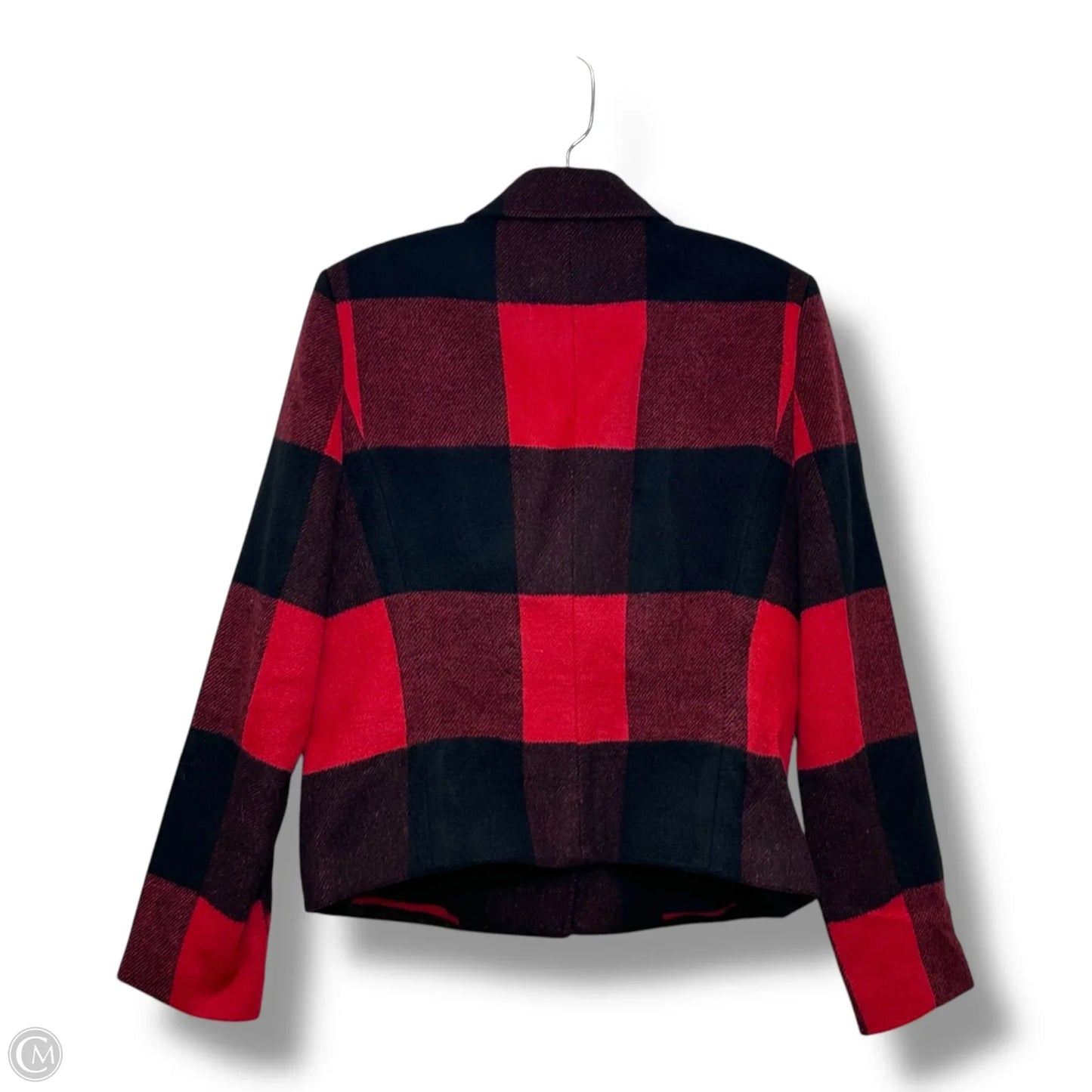 Jacket Fleece By Dkny In Red, Size: M