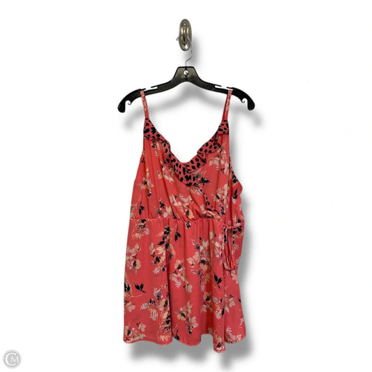Top Sleeveless By Torrid In Floral Print, Size: 2x