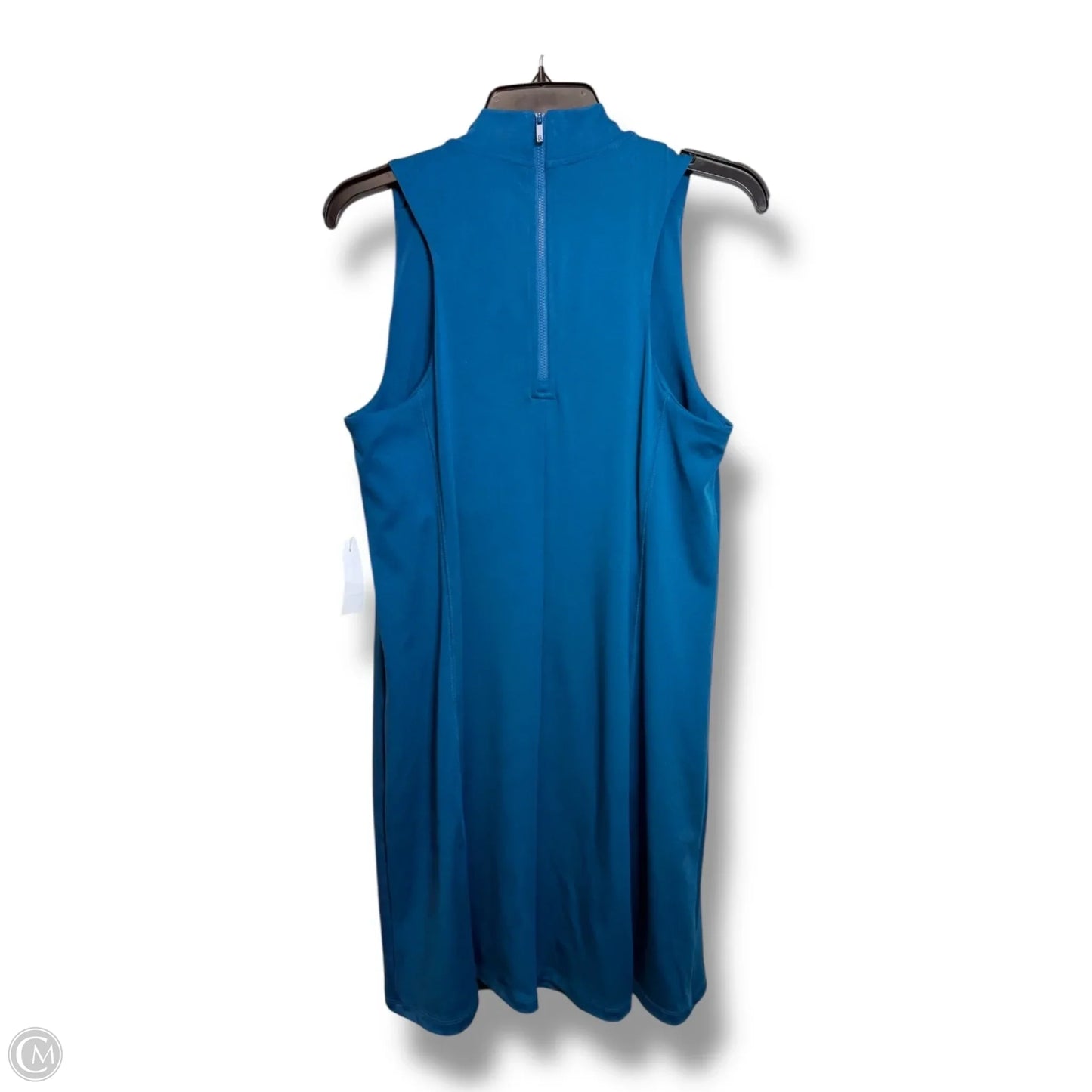 Athletic Dress By Lou And Grey In Aqua, Size: L