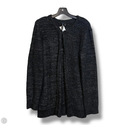 Cardigan By Clothes Mentor In Black, Size: L