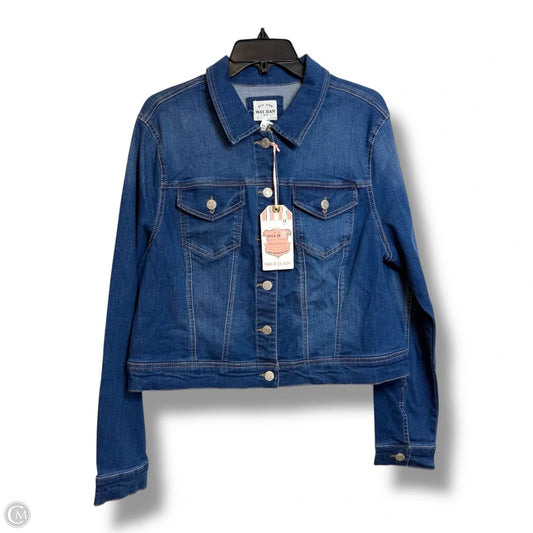 Jacket Denim By Clothes Mentor In Blue Denim, Size: 2x